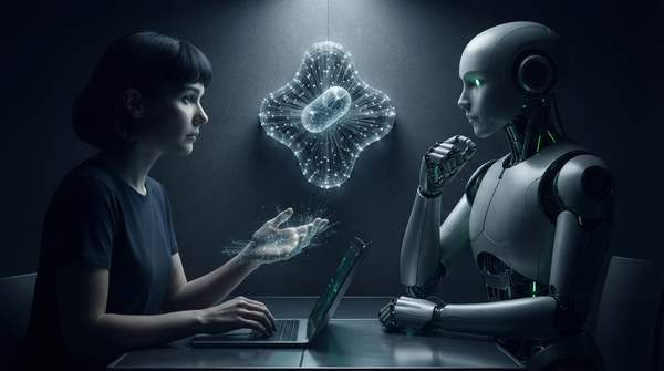 Editorial illustration for Choosing an AI Adoption Model: Augmentation, Automation, or Co-creation?