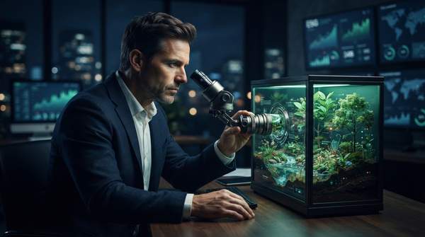 Editorial illustration for Choosing Your Lens: Natural Capital Accounting vs. Ecosystem Service Valuation for ESG Investors